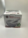 Marble Pestle Mortar with Box packing