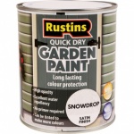 Rustins Garden Paint Snowdrop 2.5ltr