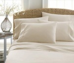 Fitted sheet diamond double cream
