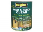 Rustins Fence and Shed Clear 1L