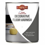 Liberon Home ColourCare Decorative Floor Varnish GREY BETON SATIN1LTR (117359)