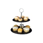 Apollo Slate 2 Tier Cake Dinner Party Afternoon Tea Stand
