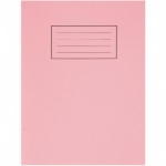 Silvine A5 Exercise Book 40 PLAIN PINK (EX112) -