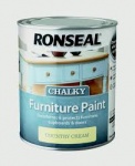 Ronseal Chalky Furniture Paint 750ml Country Cream