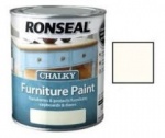 Ronseal Chalky Furniture Paint 750ml Vintage White
