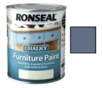 Ronseal Chalky Furniture Paint 750ml Midnight Blue