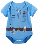 Policeman Baby Bodysuit 12-18 months