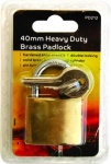 Blackspur 40mm Brass PadLock