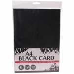 BLACK CARD A4 250gsm 6SH
