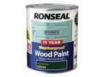 Ronseal 10 Year Weatherproof Wood Paint 750ml Racing Green Gloss 2in1 No Primer Needed