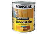 Ronseal Quick Drying  Woodstain Satin Exterior Natural Pine 750ml