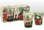 WRed London Montage Shot Glass set of 2