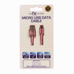 FX Braided USB Data Cable for Mirco USB Rose Gold