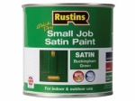 Rustins QD satin small job buckingham green paint 250ml (SPBGW250)