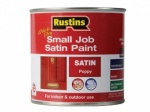 Rustins QD satin small job Poppy paint 250ml (SPPOW250)