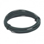 bulkhardware Plastlc Coated green Wire 2.0mm X 1.4mm 15meters (31908)