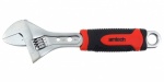 Am-Tech 8'' Adjustable Wrench Inj Grip C1685