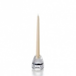 10 Handdipped Silver Candles