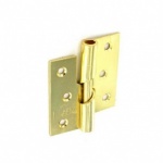 75mm Rh Rising Butt Hinges Brass Plated (S4332)