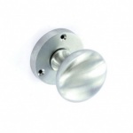 57mm Satin Chrome Mortice Knobs 1pair (S2780)