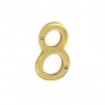75mm Brass Numeral No 8 (S2508)