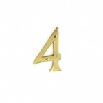 75mm Brass Numeral No 4 (S2504)