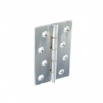 100mm Chrome Plated Double Steel Washered Hinges (S4155)