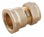 Compression Straight Connector 15mm X 1/2'' Female
