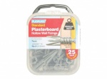 Plasplugs 25 Plasterboard Cavity Fixings (CF111)