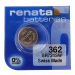 362 Renata Watch Batteries (Also For 361 or SR721W)