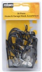 Rolson Tools Ltd 30pc Home & Garage Hook Set 60902