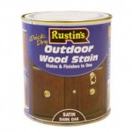 Rustin Q/D Wood Stain Satin D Oak 500ml