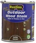 Rustin Q/D Wood Stain Satin Walnut 500ml