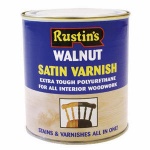 Rustin Poly Col Varn Satin Wnut 250ml