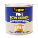 Rustin Poly Col Varn Satin Pine 500ml