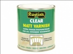 Rustin Poly Varn Clear Matt 500ml