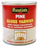 Rustin Poly Col Varnish Gloss Pine 500ml