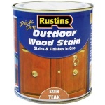 Rustin Q/D Wood Stain Satin Teak 250ml