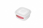 0.6ltr Sq Food Container Clear
