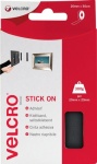 VELCRO Brand Stick On Tape, 20mm x 50cm - Black
