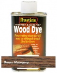 Rustin Wood Dye Brown Mahogany 1Ltr
