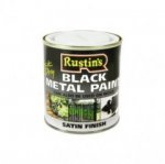 Rustin Q/D Metal Paint Black 250ml