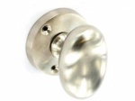 57mm Brushed Nickel Oval Mortice Knobs 1pair (S2870)