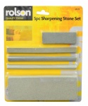 Rolson Tools Ltd 5Pc Sharpening Stone Set 24129
