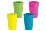 Hobby Cups Plastic 300ml Pk4 Assorted Colours