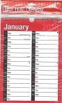 Month to view, 2 Column Planner In Hanging Pa