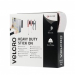 VELCRO Brand Heavy Duty Stick On Tape - 50mm x 5m, White