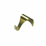 bulkhardware Hook-Moulding Brass plated Pk25 (A138)