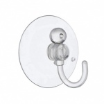 Suction Hook Clear With Plastic 25mm Pk25