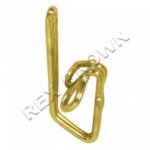 Brass Plated Curtain Wire Hooks - Pre Pack 25pcs